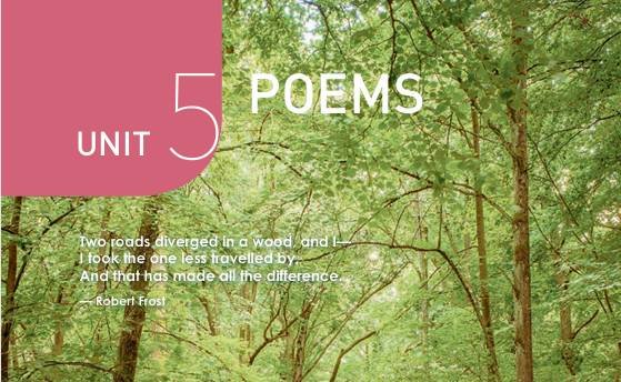 人教版英语选修第三册 unit 5 POEMS
