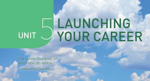 人教版英语选修第四册 Unit 5 LAUNCHING YOUR CAREER
